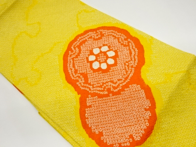 JAPANESE NAGOYA OBI / SHIBORI / KANOKO PATTERN
